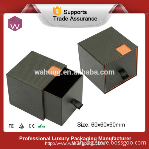 custom art paper printed logo jewelry paper gift box